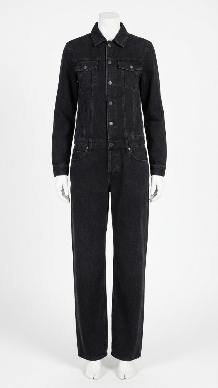 NEW AGOLDE esther jumpsuit in raven